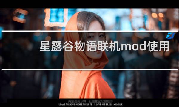 星露谷物语联机mod使用