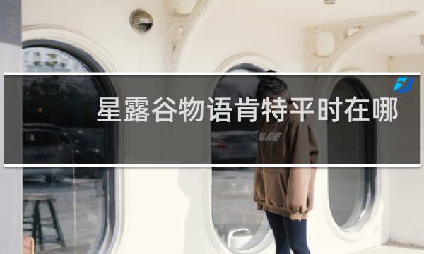 星露谷物语肯特平时在哪
