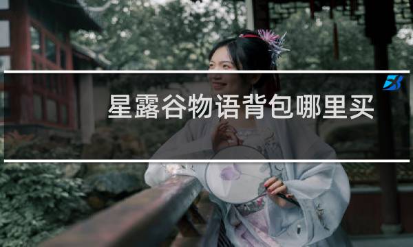 星露谷物语背包哪里买