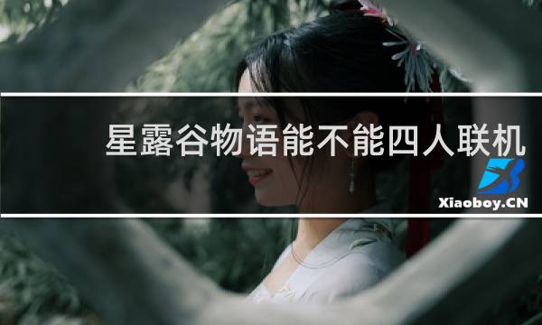 星露谷物语能不能四人联机