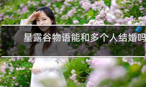 星露谷物语能和多个人结婚吗