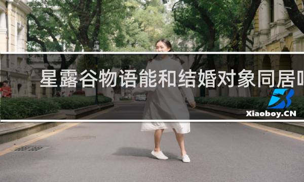 星露谷物语能和结婚对象同居吗