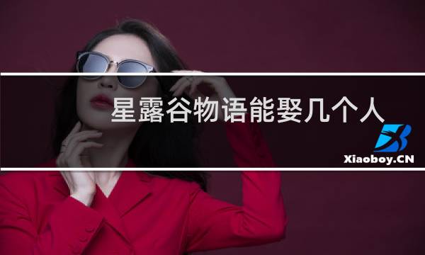 星露谷物语能娶几个人