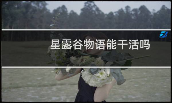星露谷物语能干活吗