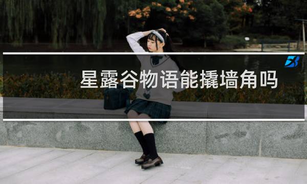 星露谷物语能撬墙角吗