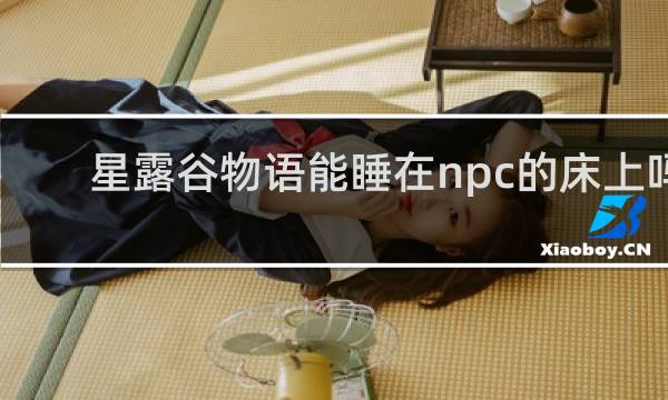 星露谷物语能睡在npc的床上吗