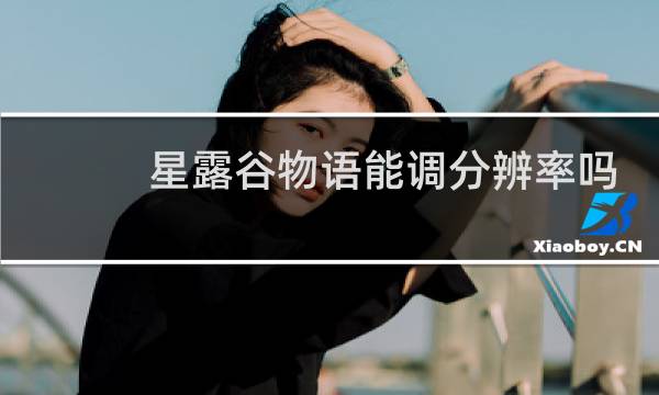 星露谷物语能调分辨率吗