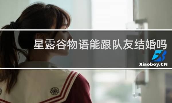 星露谷物语能跟队友结婚吗