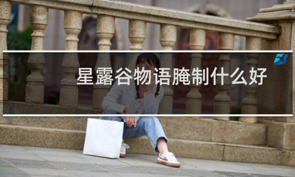 星露谷物语腌制什么好