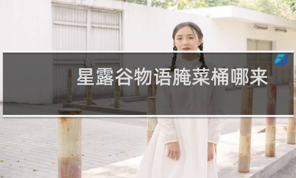 星露谷物语腌菜桶哪来