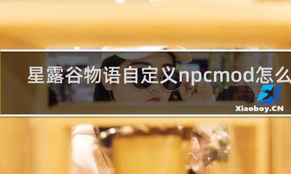 星露谷物语自定义npcmod怎么装