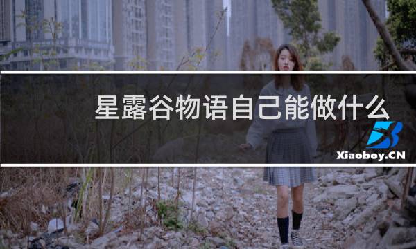 星露谷物语自己能做什么