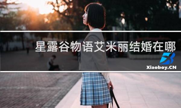 星露谷物语艾米丽结婚在哪