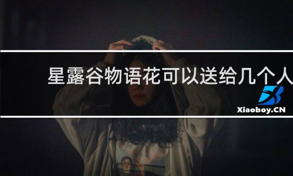 星露谷物语花可以送给几个人