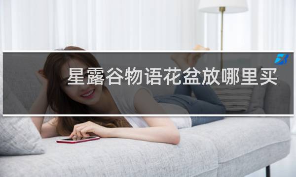 星露谷物语花盆放哪里买