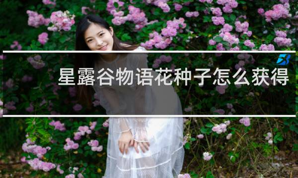 星露谷物语花种子怎么获得
