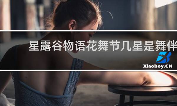 星露谷物语花舞节几星是舞伴