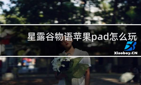 星露谷物语苹果pad怎么玩