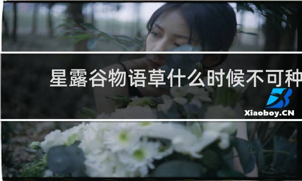 星露谷物语草什么时候不可种