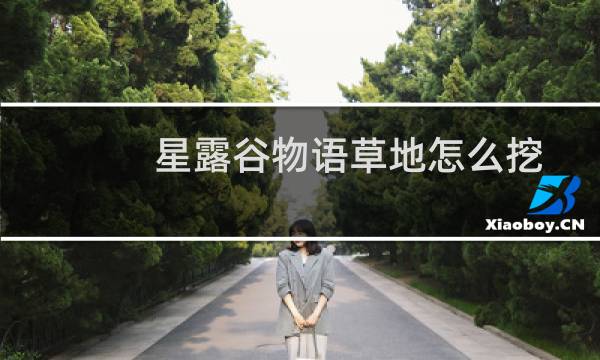 星露谷物语草地怎么挖