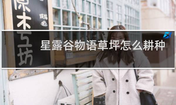 星露谷物语草坪怎么耕种