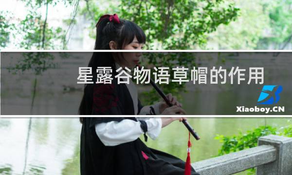 星露谷物语草帽的作用