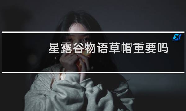 星露谷物语草帽重要吗