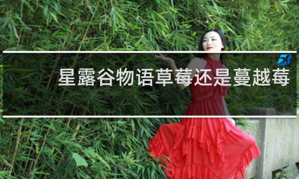 星露谷物语草莓还是蔓越莓