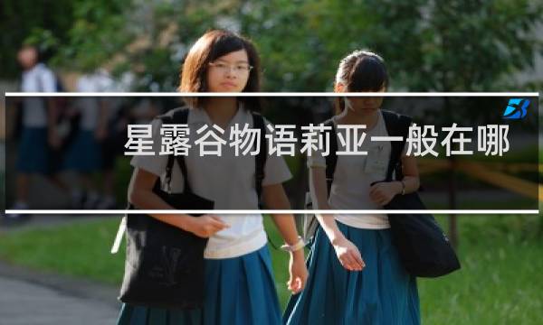 星露谷物语莉亚一般在哪