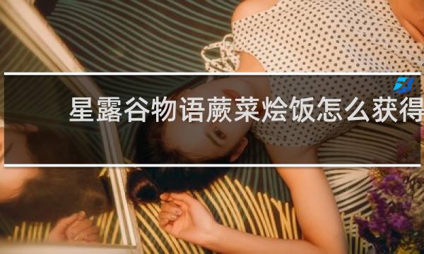 星露谷物语蕨菜烩饭怎么获得