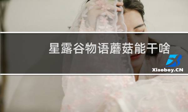 星露谷物语蘑菇能干啥