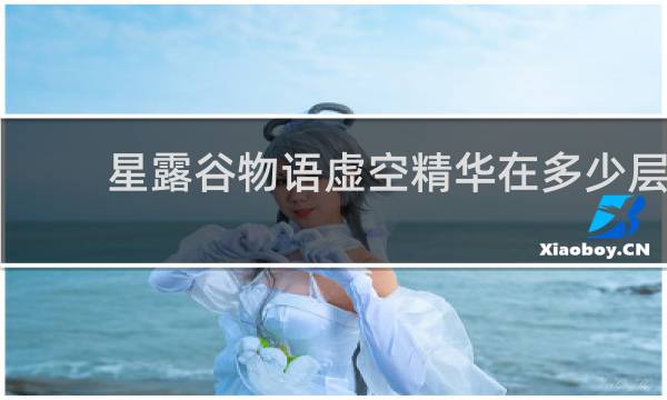 星露谷物语虚空精华在多少层