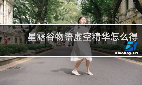 星露谷物语虚空精华怎么得