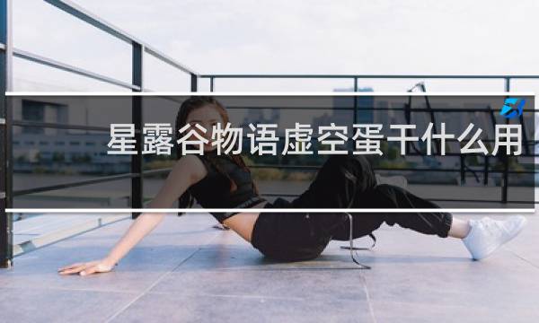 星露谷物语虚空蛋干什么用