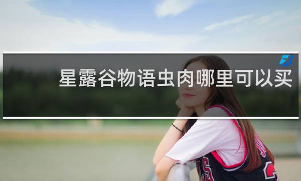 星露谷物语虫肉哪里可以买
