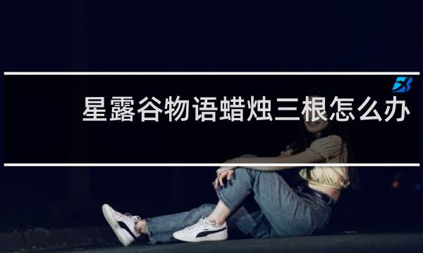 星露谷物语蜡烛三根怎么办