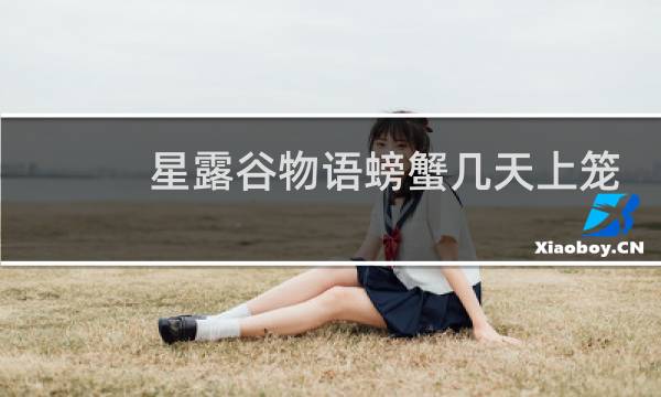 星露谷物语螃蟹几天上笼