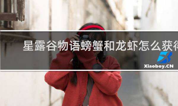 星露谷物语螃蟹和龙虾怎么获得