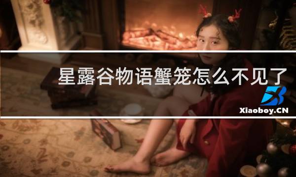 星露谷物语蟹笼怎么不见了