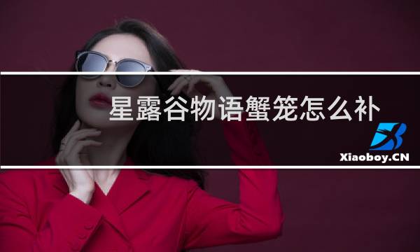 星露谷物语蟹笼怎么补