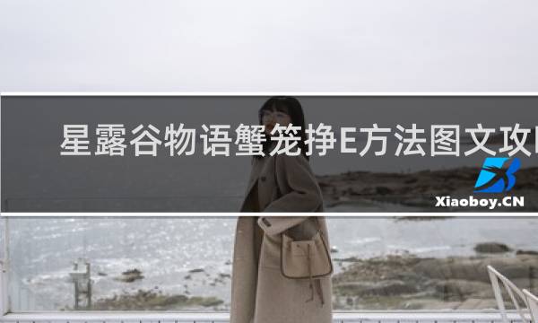 星露谷物语蟹笼挣E方法图文攻略