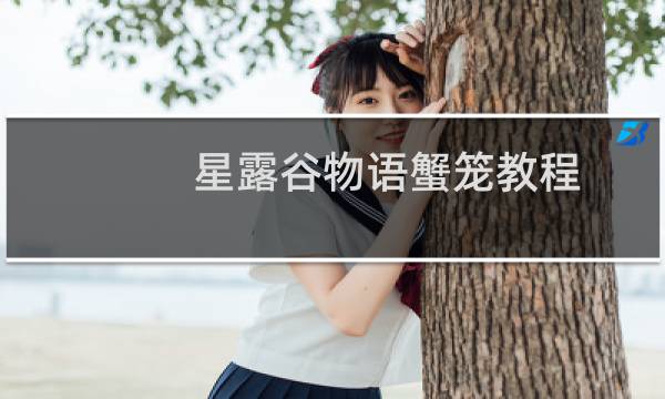 星露谷物语蟹笼教程