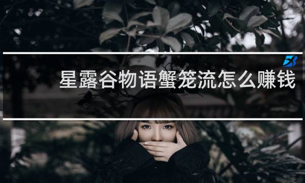 星露谷物语蟹笼流怎么赚钱