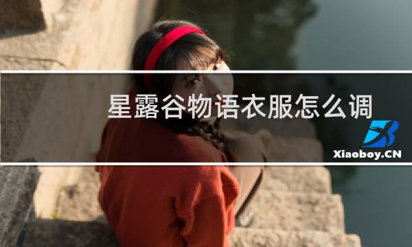 星露谷物语衣服怎么调