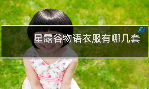 星露谷物语衣服有哪几套