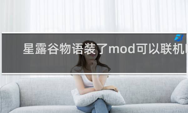 星露谷物语装了mod可以联机吗