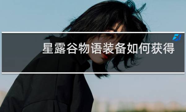 星露谷物语装备如何获得