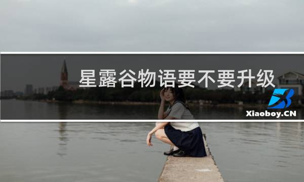 星露谷物语要不要升级