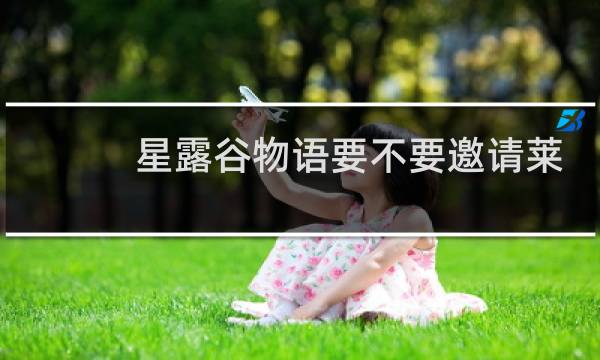 星露谷物语要不要邀请莱