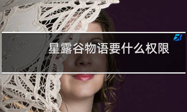 星露谷物语要什么权限